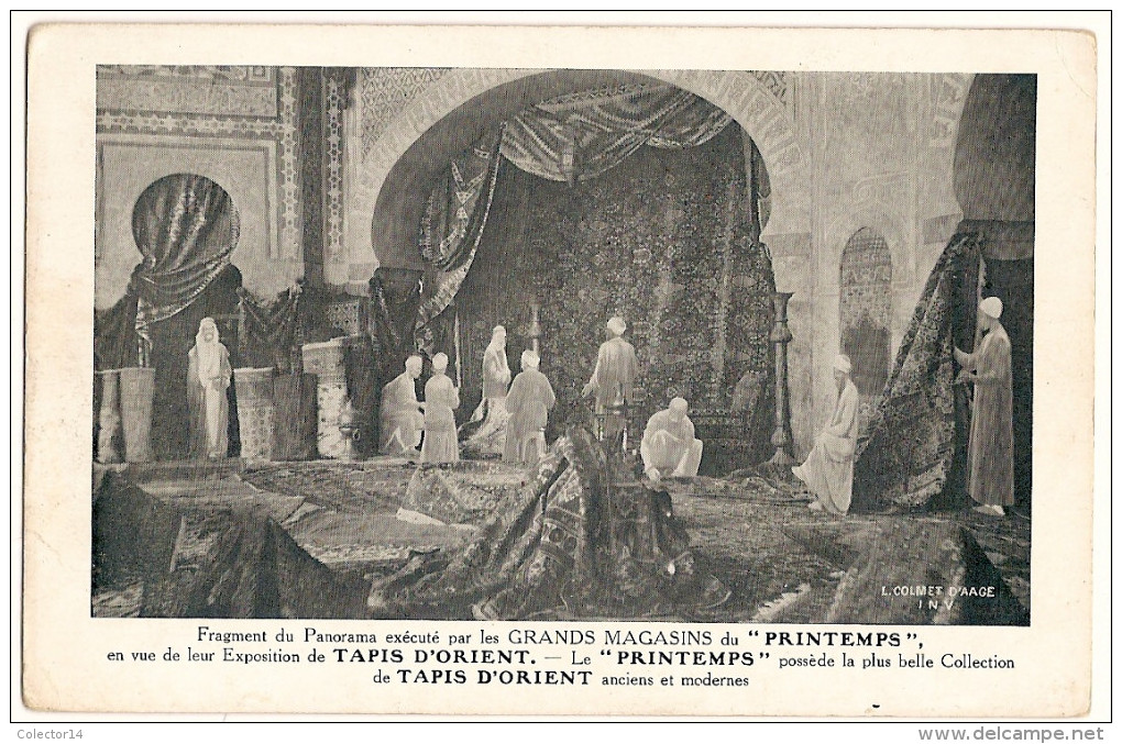 75 PARIS GRANDS MAGASINS DU PRINTEMPS  EXPOSITION DE TAPIS - Autres & Non Classés