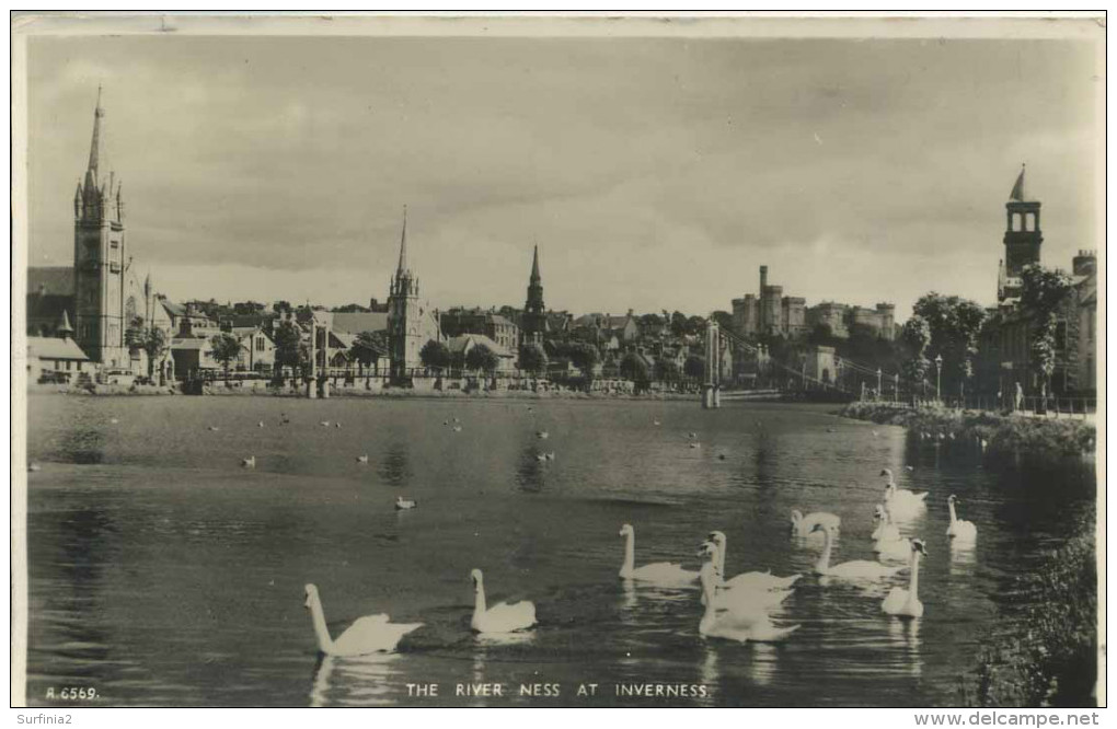 INVERNESS-SHIRE - INVERNESS - THE RIVER NESS AT RP Inv37 - Inverness-shire