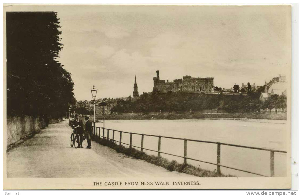 INVERNESS-SHIRE - INVERNESS - THE CASTLE FROM NESS WALK RP Inv34 - Inverness-shire