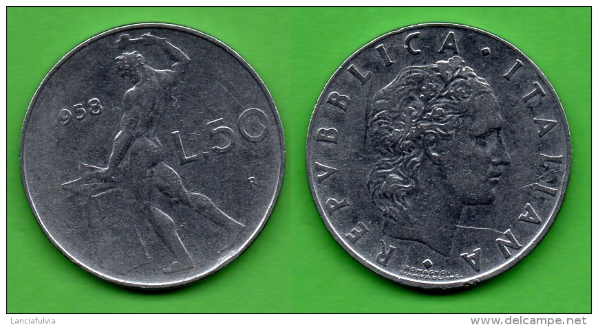 ITALIA LIRE 50 1958 - RARISSIMA - 50 Lire