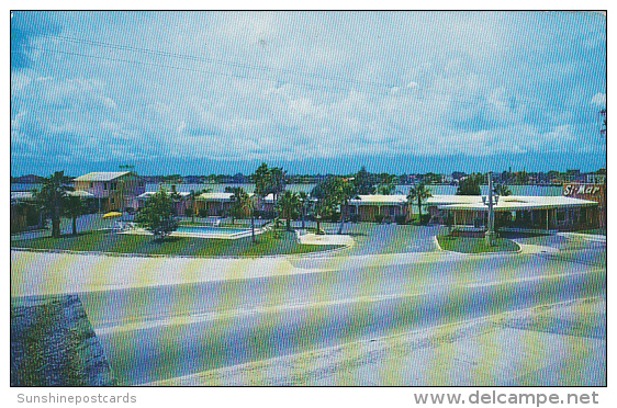 Florida St Augustine Si Mar Court And Swimming Pool 1958 - St Augustine