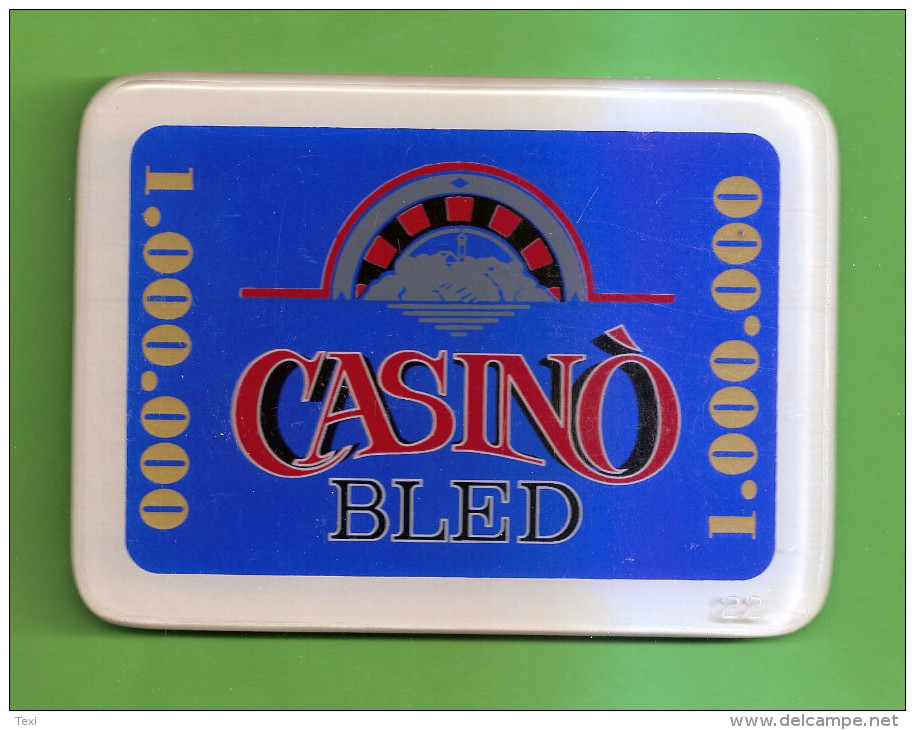 TOKEN JETON SLOVENIA  ( Casino BLED 1.000.000 ) - Casino