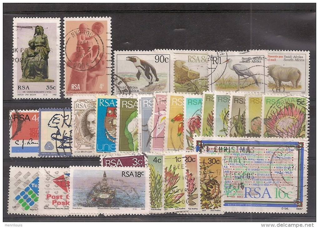 AFRIQUE DU SUD / SOUTH AFRICA Lot Oblitéré   (ref1386 ) Voir 5 Scans - Collections, Lots & Séries