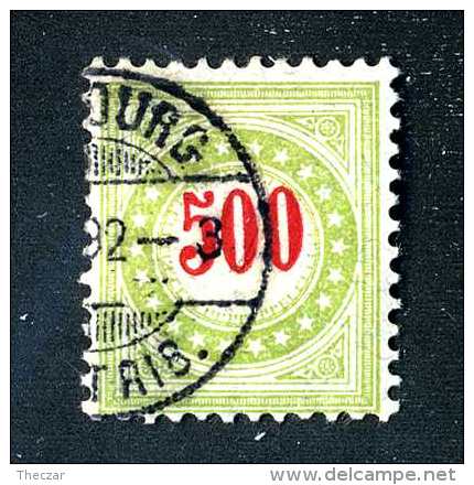 2283 Switzerland 1892  Michel #22 IIAX DbN  Used   Scott #J28a  ~Offers Always Welcome!~ - Taxe