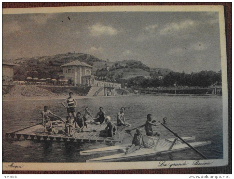 ACQUI TERME   ANIMATA PISCINA 1940-BELLISSIMA - Altri & Non Classificati