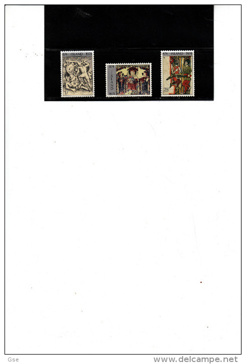 ISLANDA - Unificato  444/46** - Arte - Unused Stamps