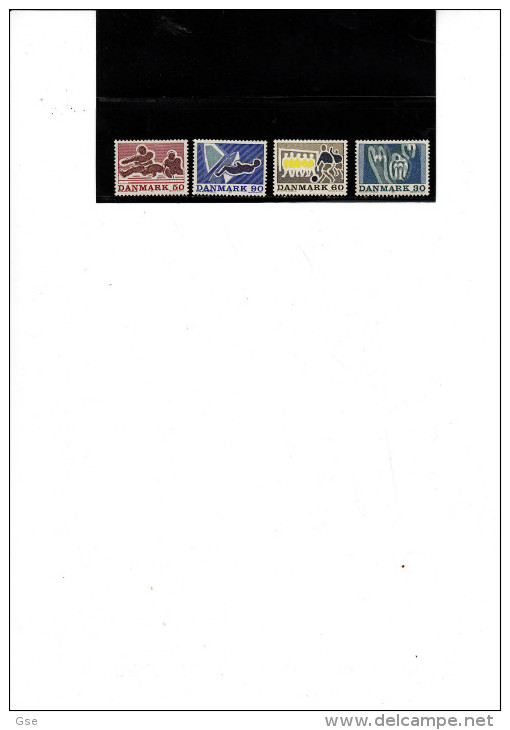 DANIMARCA - Unificato  521/24** - Sport - Unused Stamps