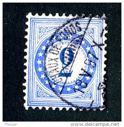 2303 Switzerland 1878  Michel #2  Used   Scott #J2  ~Offers Always Welcome!~ - Postage Due