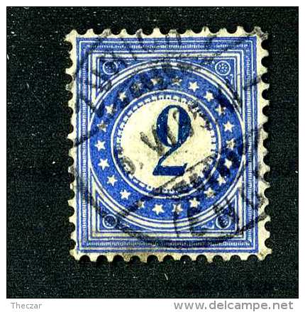 2305 Switzerland 1878  Michel #2  Used   Scott #J2  ~Offers Always Welcome!~ - Postage Due