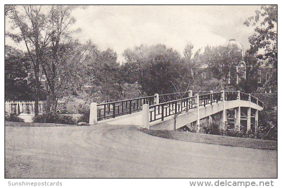 The Lamont Bridge Smith College Northampton Massachusetts Albertype - Northampton