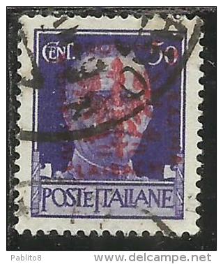 LUBIANA OCCUPAZIONE TEDESCA 1943 CENT.. 50 USED USATO - Duitse Bez.: Ljubljana