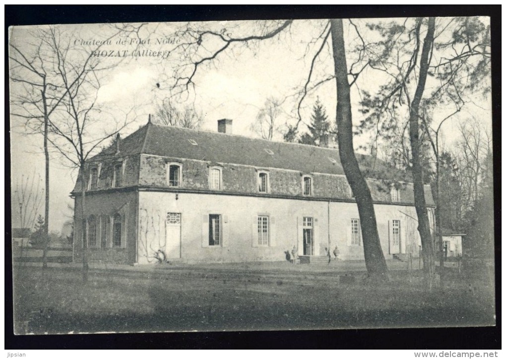 Cpa  Du 03  Biozat  Château De Font Noble  ...  Gannat  Vichy   AVR8 - Vichy