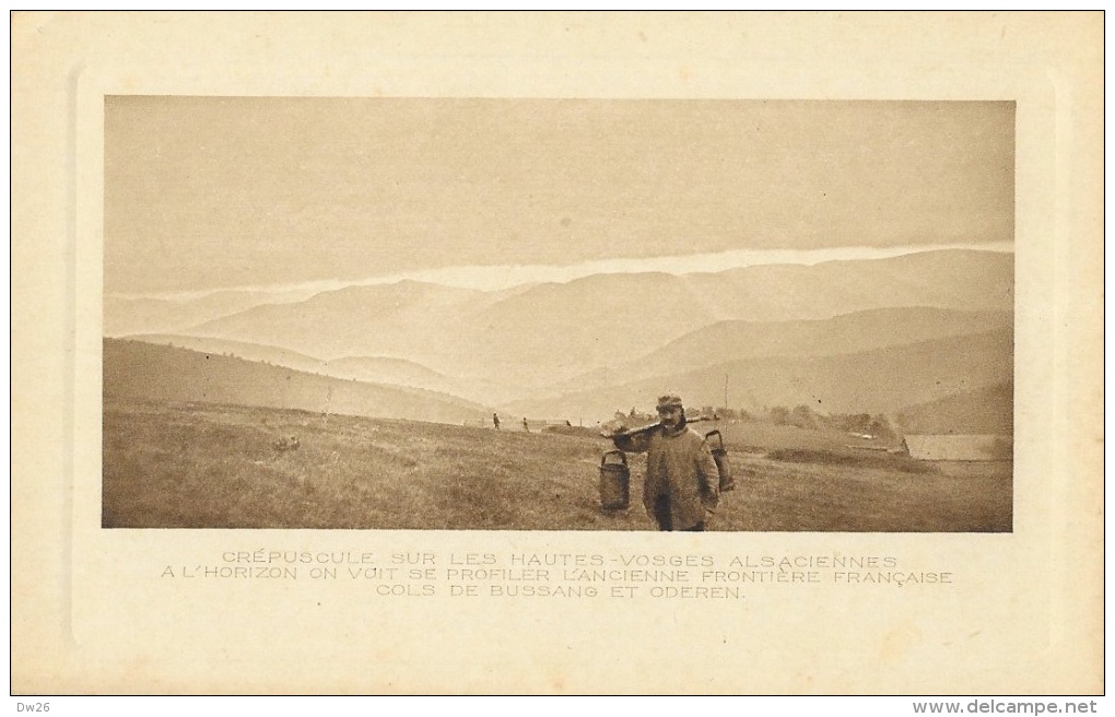 Crépuscule Sur Les Hautes Vosges Alsaciennes - Cols De Bussang Et Oderen - Coll. Paul Ehkirch & Cie - Carte Non Circulée - Guerre 1914-18