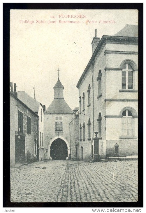 Cpa  De Belgique Florennes Collège Saint Jean Berchmans -- Porte D' Entrée   AVR8 - Florennes