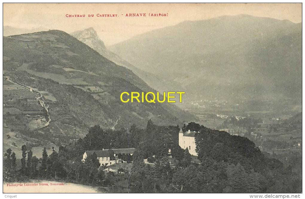 Cpa 09 Arnave, Chateau Du Castelet, N° 3, Carte Pas Courante - Autres & Non Classés