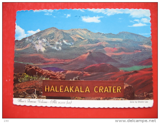 Maui"s Famous Volcano,HALEAKALA CRATER - Maui