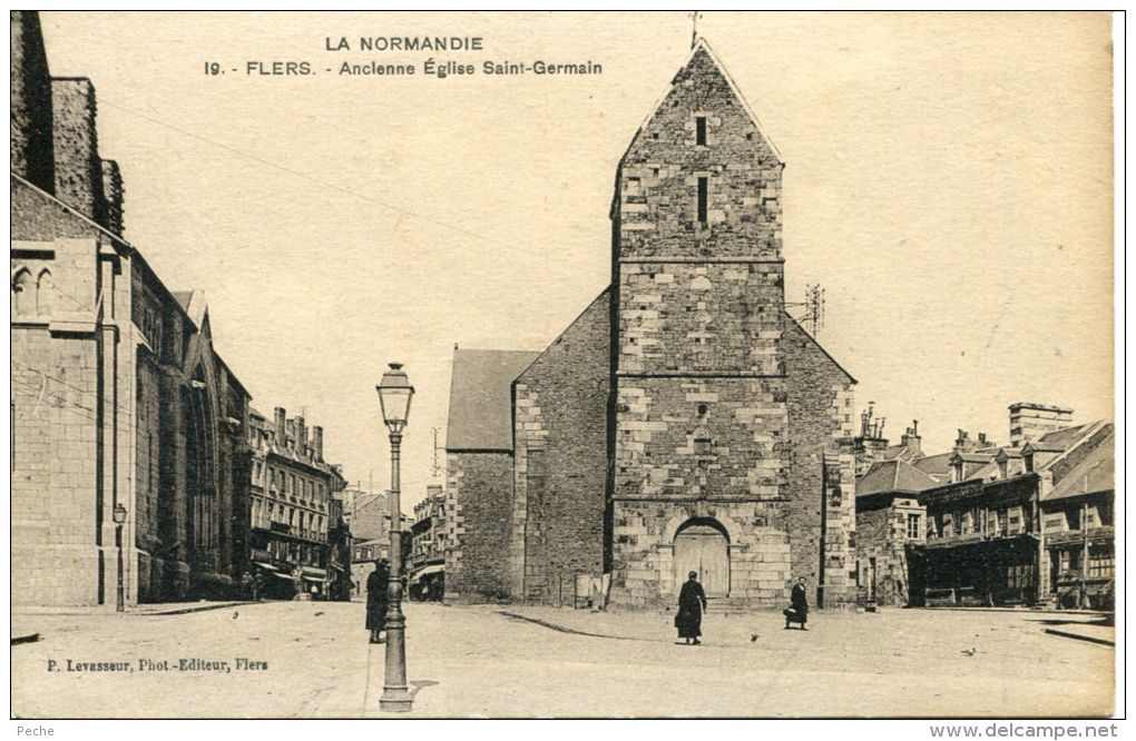 N°37941 -cpa Flers -ancienne église Saint Germain- - Flers