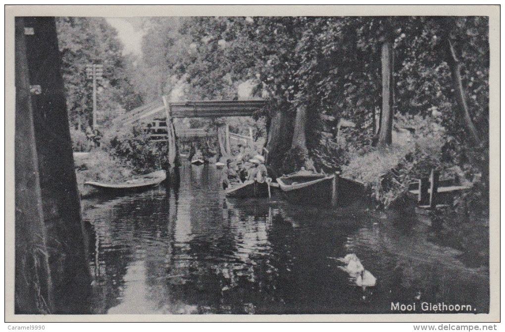 Giethoorn     Mooi Giethoorn    Boten Brug                Scan 7092 - Giethoorn