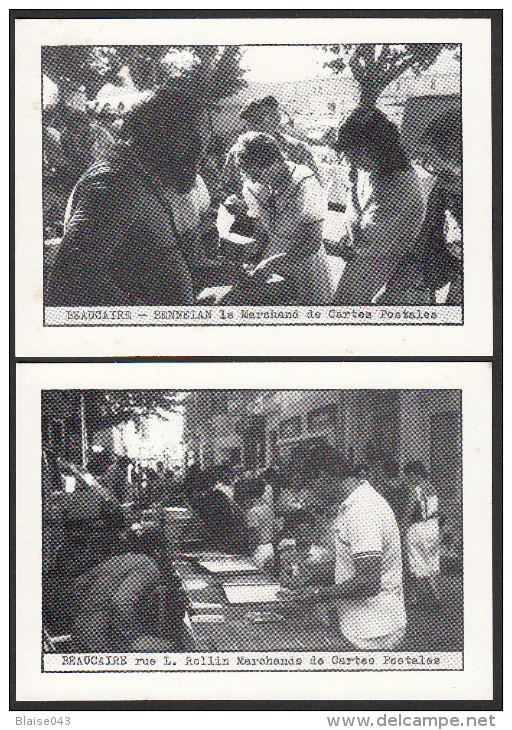 CPM BEAUCAIRE - 1985 - Lot De 2 Cartes - Marchands De Cartes Postales - Beaucaire