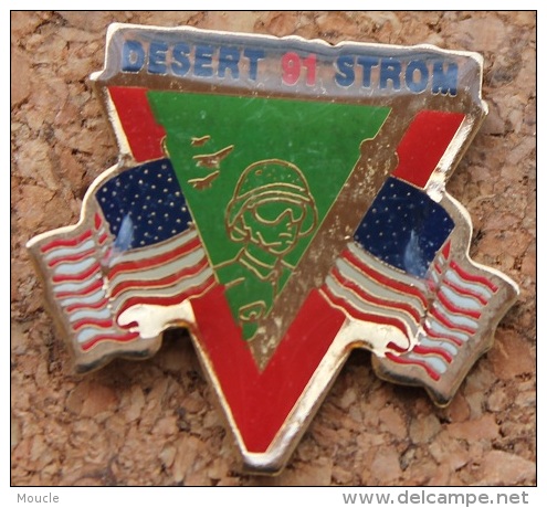WAR USA  - GUERRE - DESERT STORM 1991 -    (BLEU) - Militaria