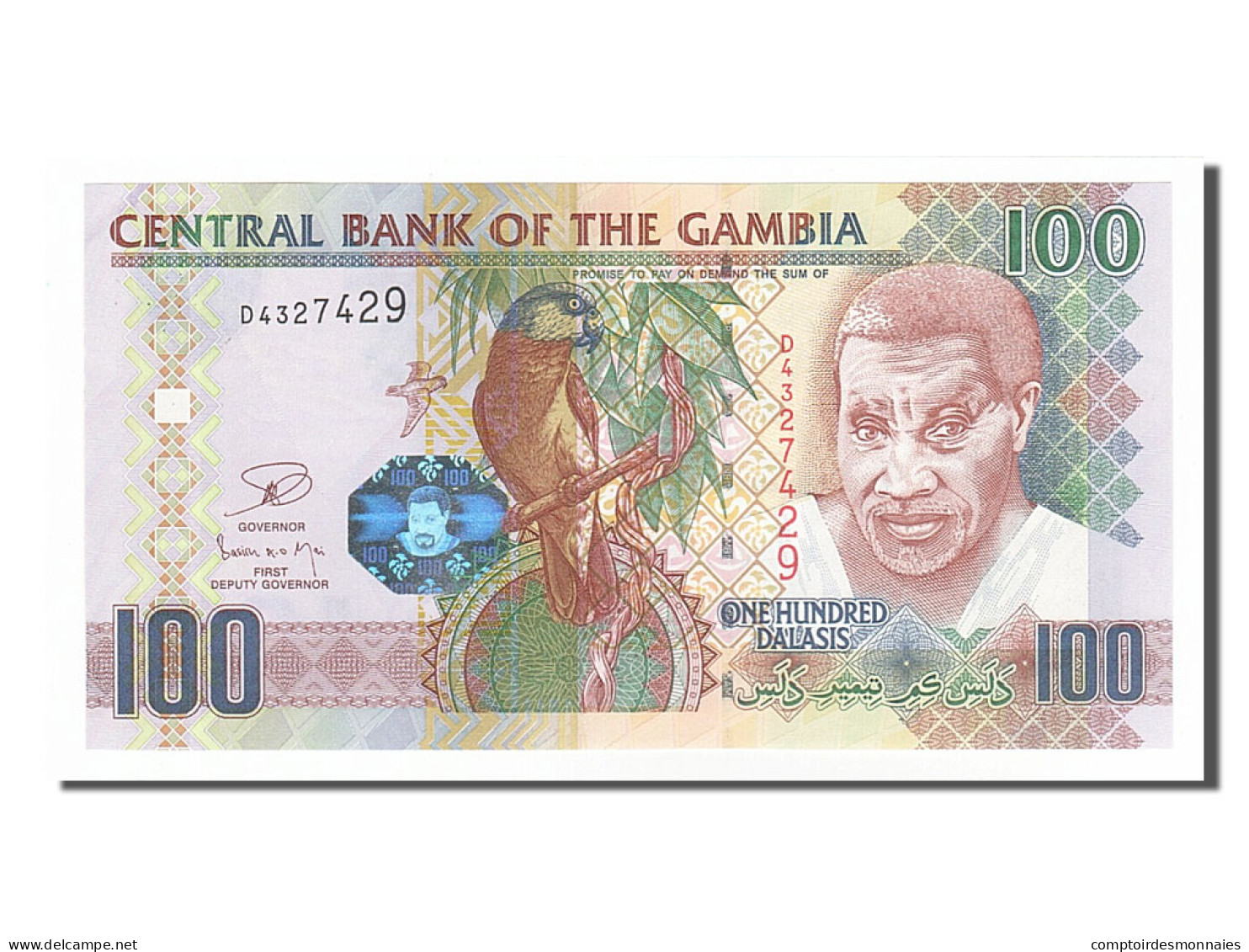 Billet, Gambia, 100 Dalasis, 2001, NEUF - Gambie