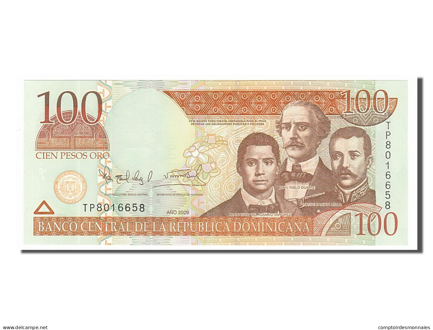 Billet, Dominican Republic, 100 Pesos Oro, 2009, NEUF - Dominicana