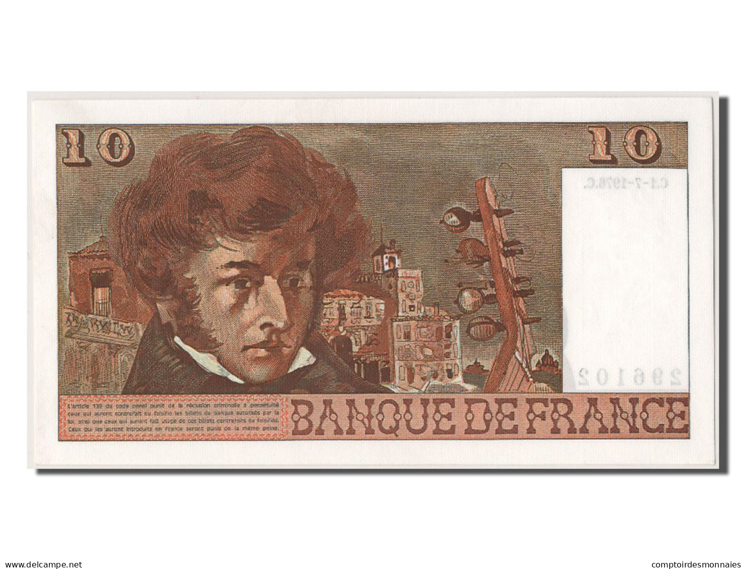 Billet, France, 10 Francs, 10 F 1972-1978 ''Berlioz'', 1976, 1976-07-01, NEUF - 10 F 1972-1978 ''Berlioz''