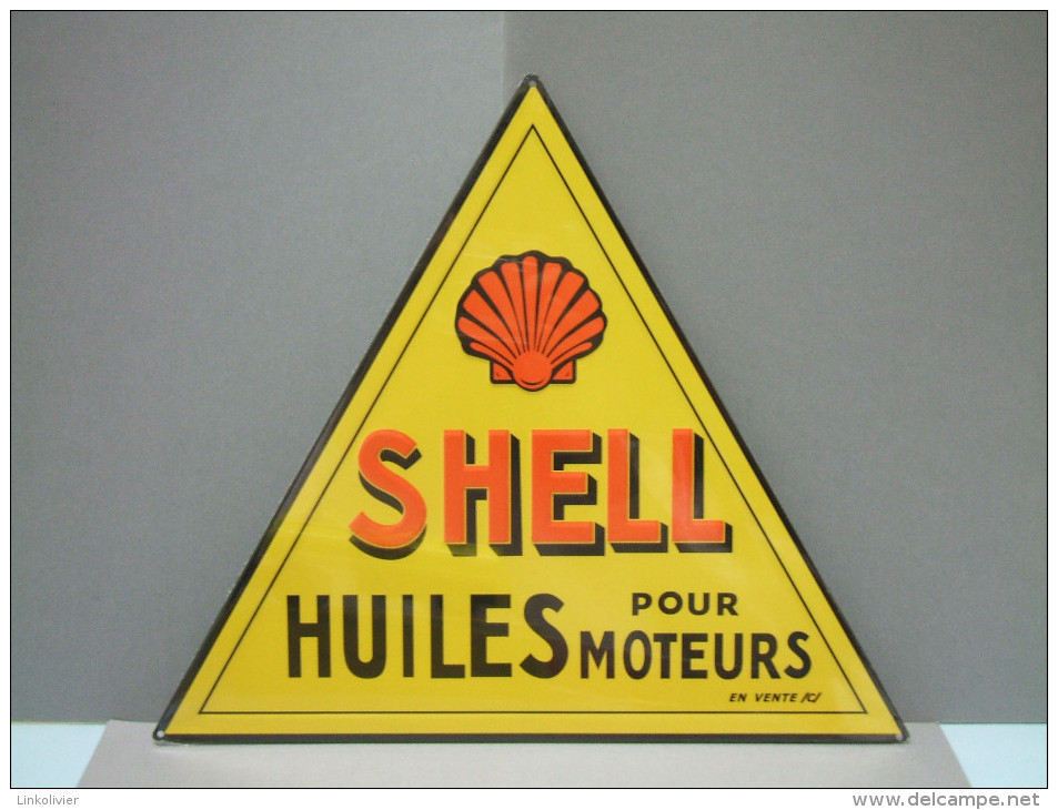 PLAQUE Publicitaire En Tôle SHELL - Tin Signs (after1960)