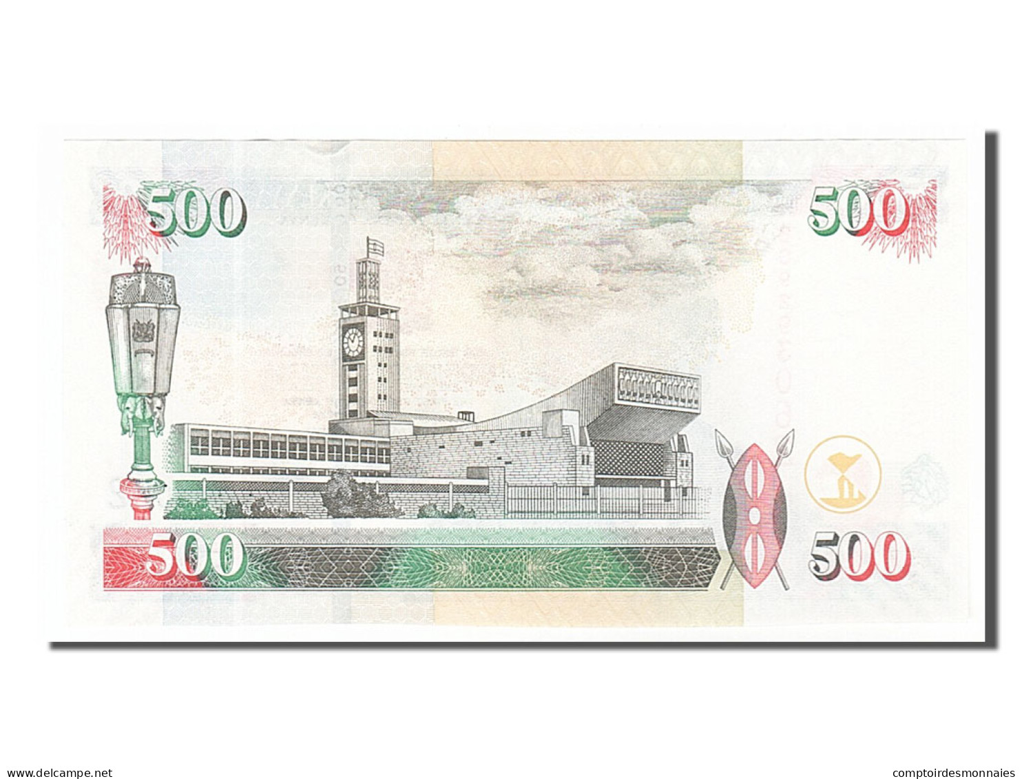 Billet, Kenya, 500 Shillings, 2010, 2010-07-16, NEUF - Kenia