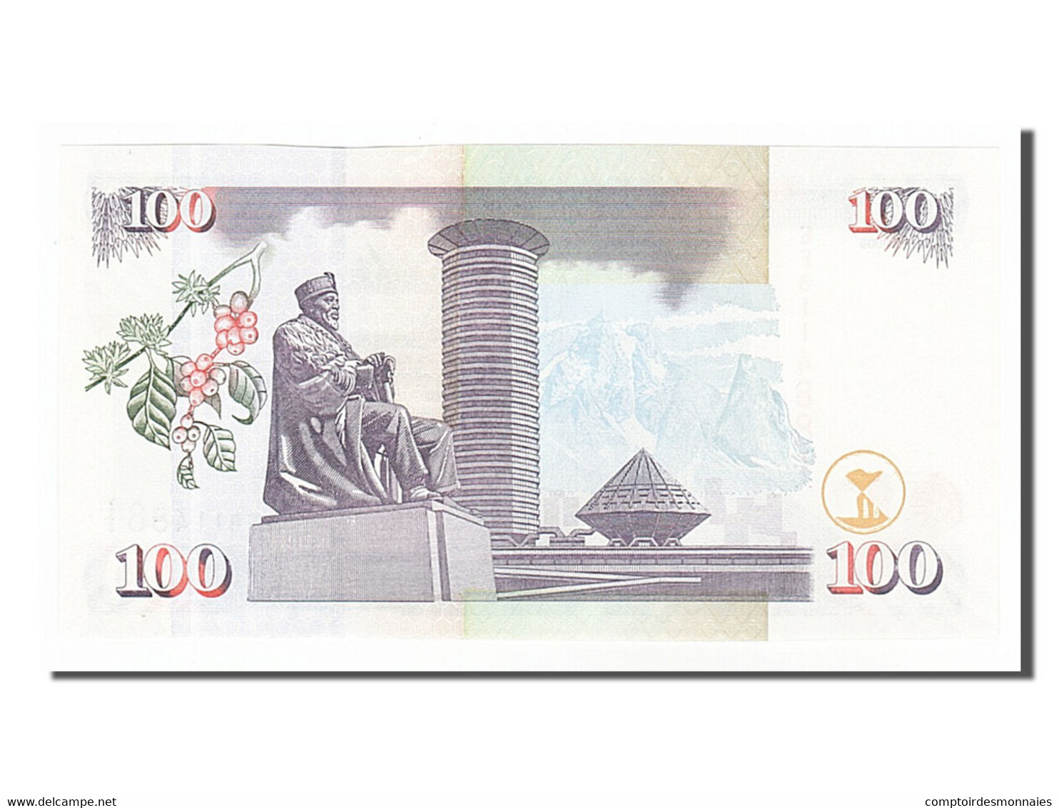 Billet, Kenya, 100 Shillings, 2009, 2009-06-17, NEUF - Kenia