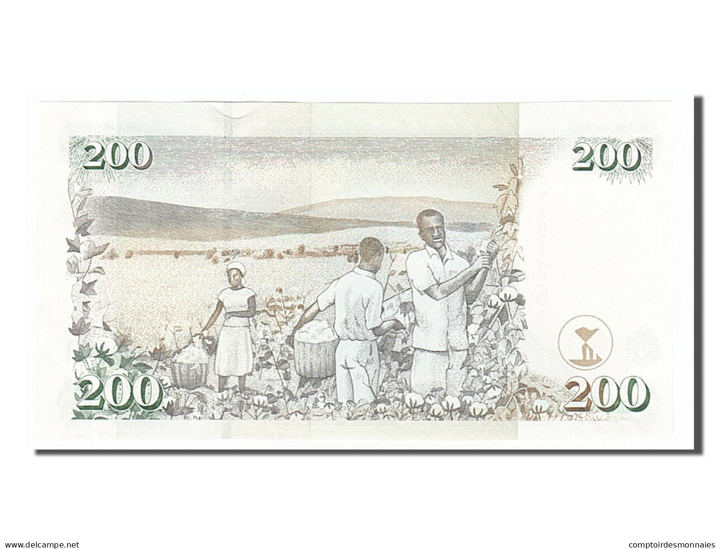 Billet, Kenya, 200 Shillings, 2009, 2009-06-17, NEUF - Kenia