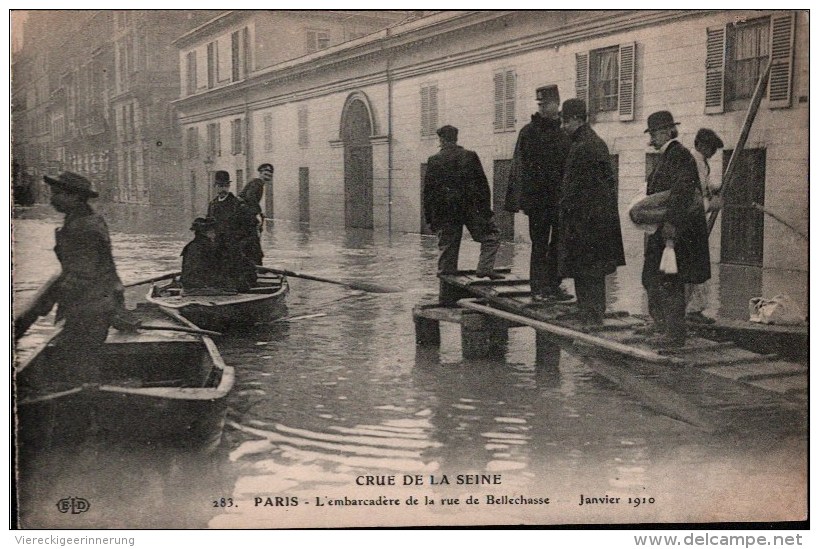 ! [75] - Cpa, Paris Crue De La Seine 1910 , Überschwemmung, Frankreich, Ereignis - Paris Flood, 1910
