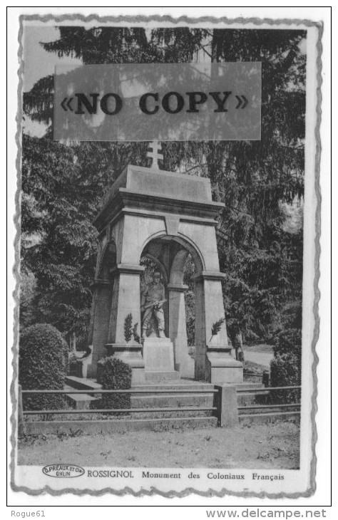 ROSSIGNOL   -  Monument Des Coloniaux Français - Tintigny