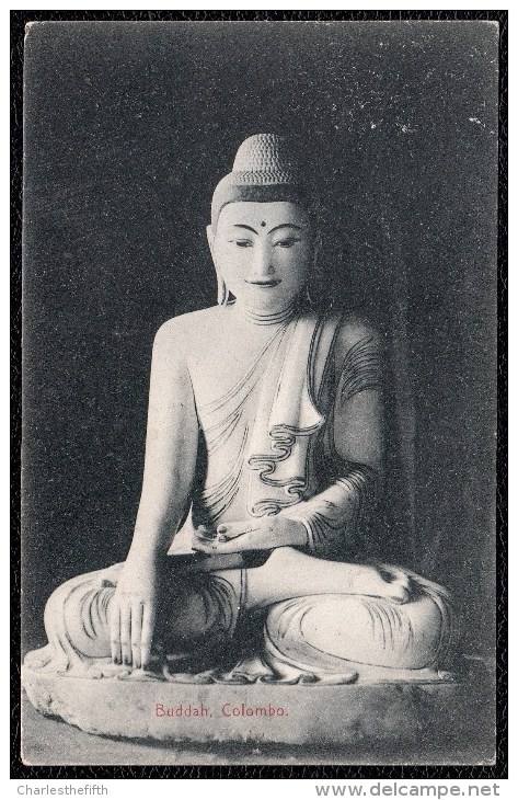 SRI LANKA - CEYLON - COLOMBO * BUDDHA * RARE !! - Sri Lanka (Ceylon)