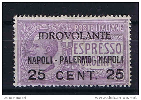 Italy: Airmail 1917 Mi 127 Sa 2, MH/* - Luftpost