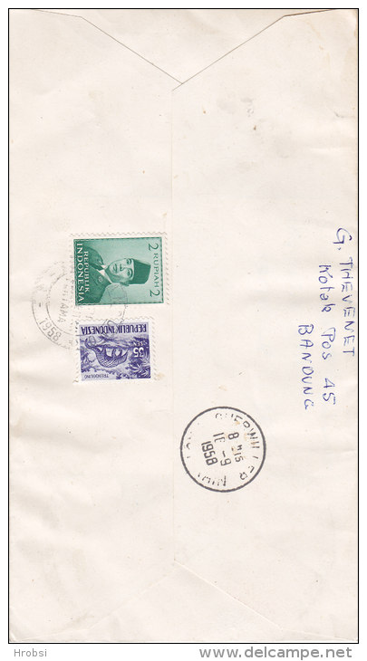 INDONESIE, Badmington Thomas Cup 1958, Serie Fdc - Bádminton