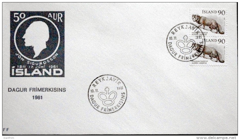 Iceland 1981  MiNr.551  Special Cancel Cover  Lot 3095 ) - Briefe U. Dokumente