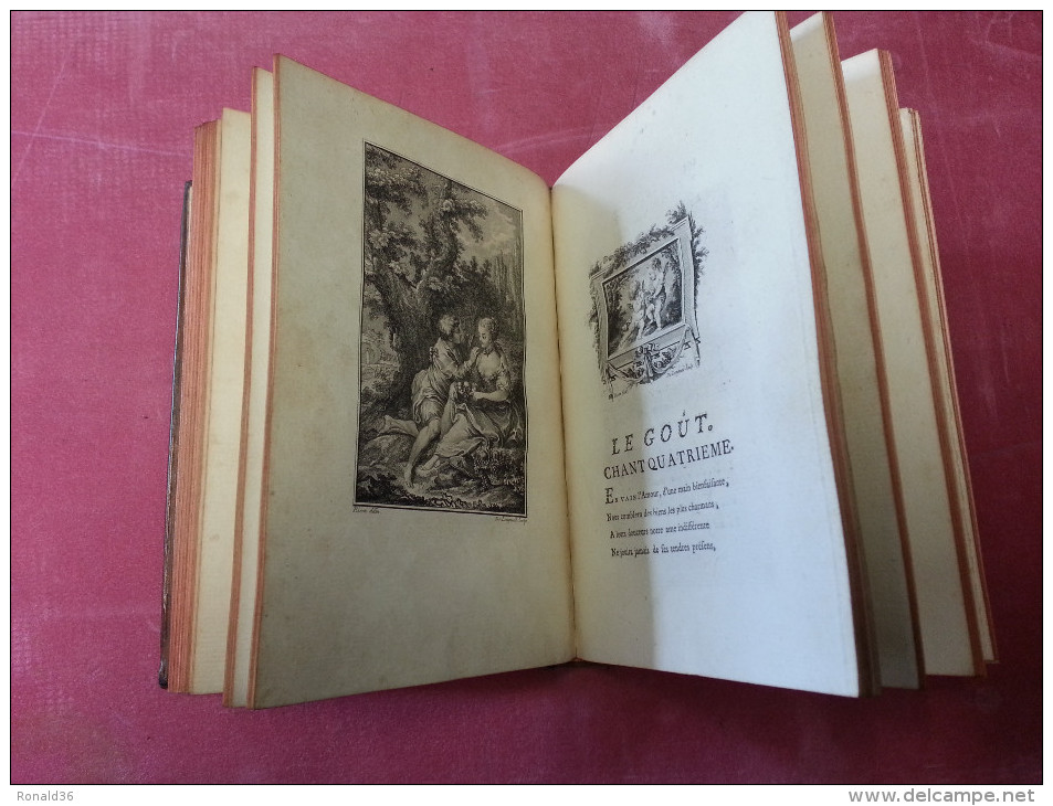 Livre LES SENS POEME En SIX CHANTS Par M De Rojois Du Rosoy LONDRES L'OUIE LA JOUISSANCE VUE LE TACT GOUT - 1701-1800
