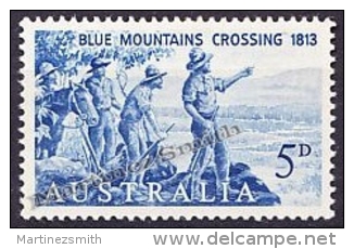 Australia 1963 Yvert 288, 150th Anniversary Blue Montains Crossings - MNH - Mint Stamps