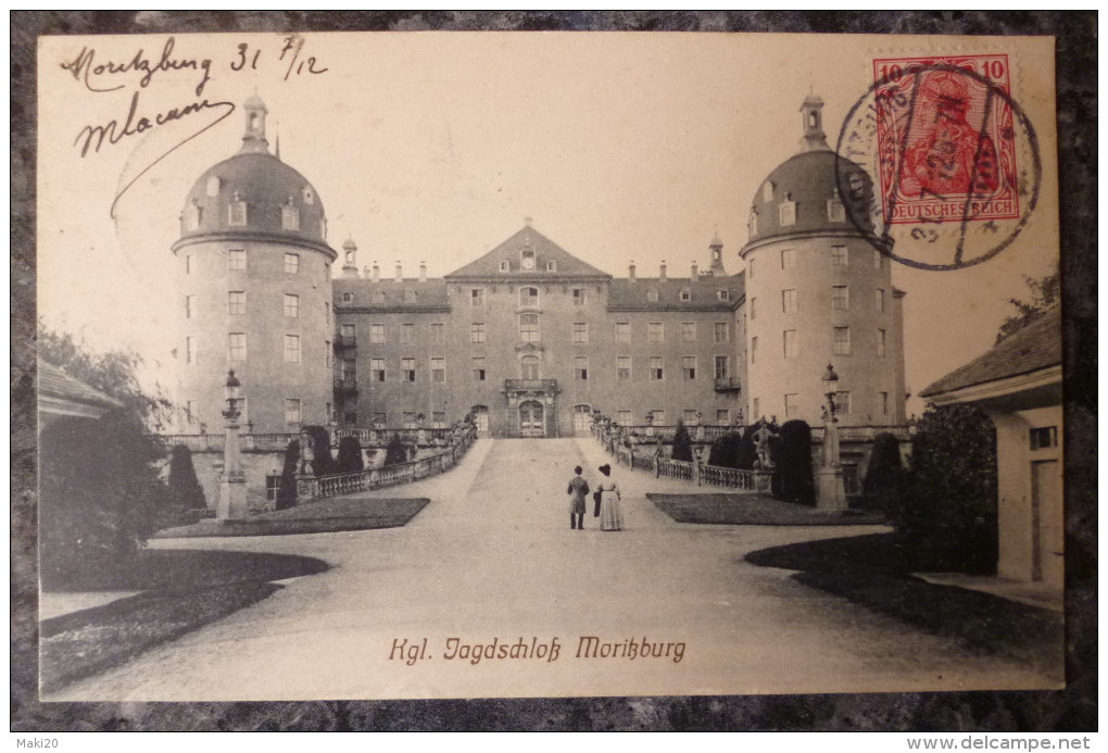 ALLEMAGNE.MORITZBURG.JAGDSCHLOSS.CIRCULE 1912.TBE. - Moritzburg