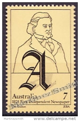 Australia 1974 Yvert 544, 150th Ann. Firt Independant Newspaper - MNH - Nuevos