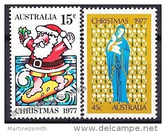 Australia 1977 Yvert 622-23, Christmas - MNH - Nuevos