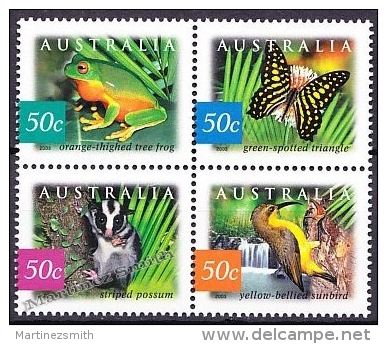 Australie - Australia 2003 Yvert 2127-30, Nature (IX), Forest Fauna  - MNH - Nuevos