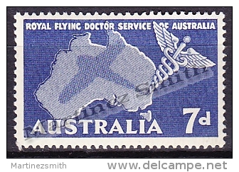 Australia 1957 Airmail Yvert A-9, Royal Flying Doctor Service - MNH - Mint Stamps