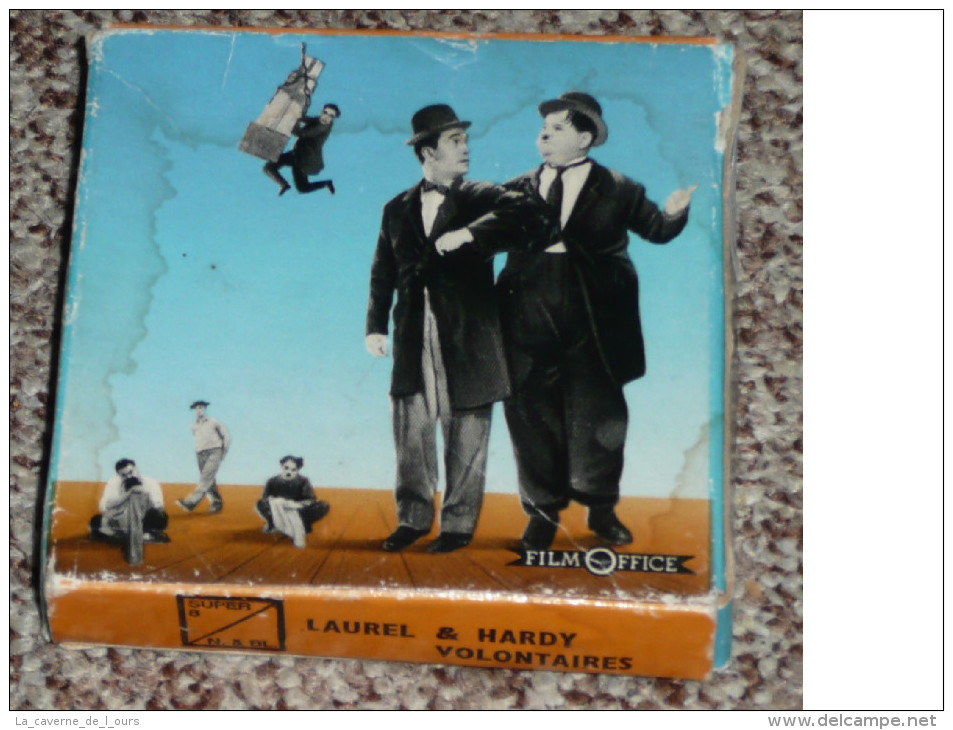 Rare Bobine Film Super 8 Mm Film Office "Laurel Et Hardy Volontaires" S8mm - Bobinas De Cine: 35mm - 16mm - 9,5+8+S8mm