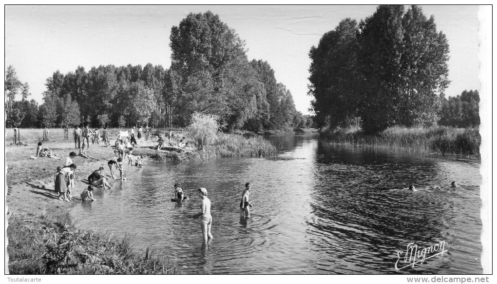 CPSM 45 DORDIVES LES BAIGNADES SUR LES BORDS DU LOING - Dordives