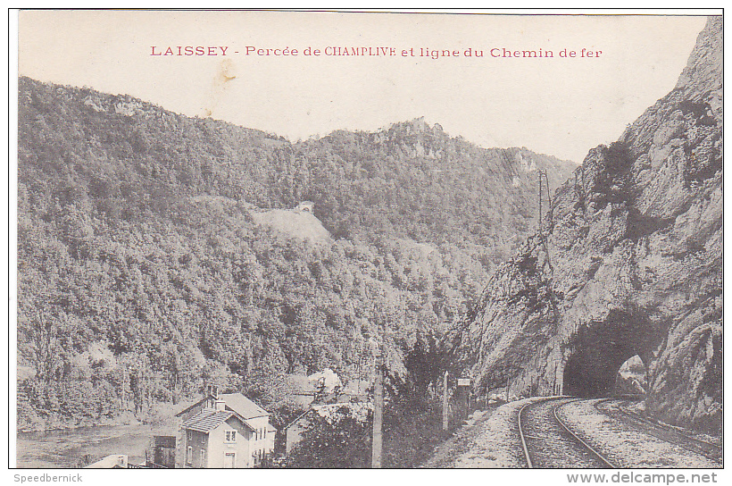 23586 LAISSEY - Percée De Champlive Et Ligne Du Chemin De Fer - Sans Ed - Autres & Non Classés