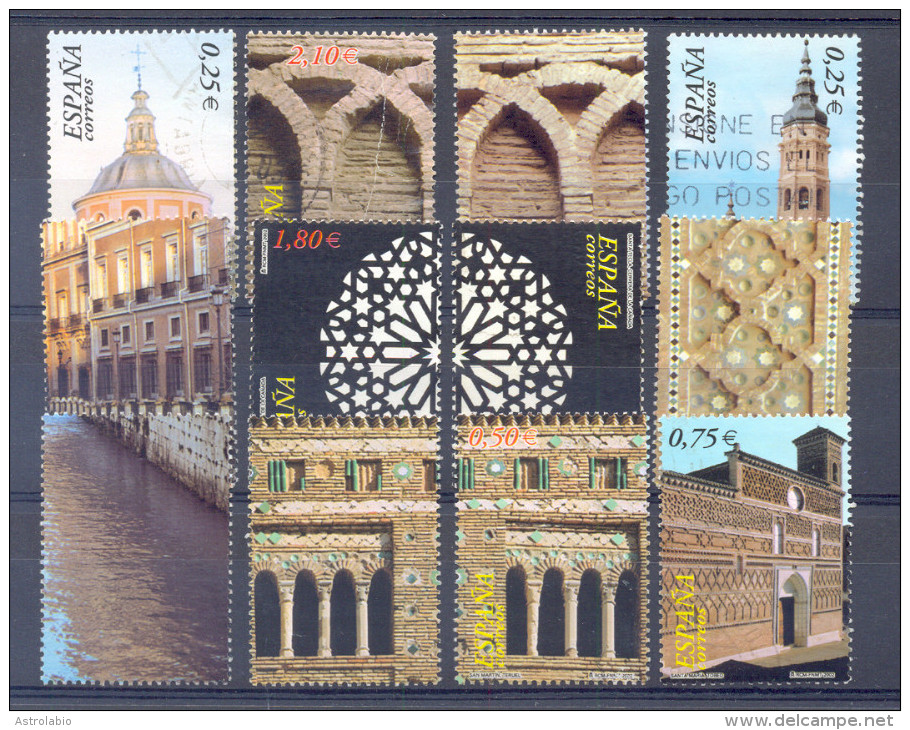 2002 - Serie Completa " Patrimonio Mundial " Usada Edifil 3936/41 - Used Stamps