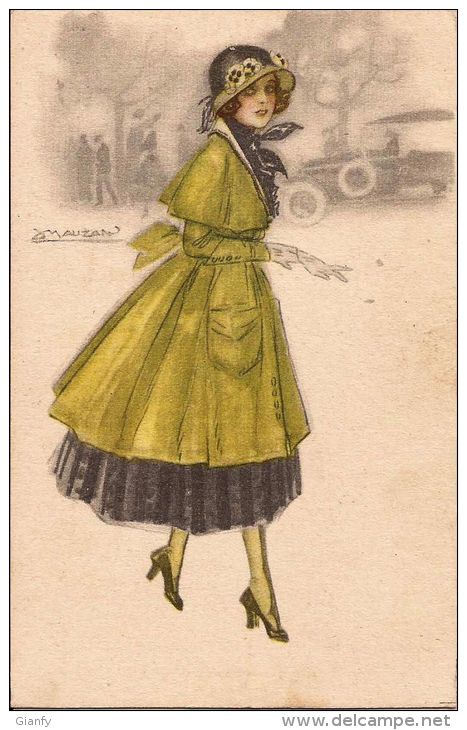 FASHION MODA DONNA  PRETTY WOMAN 1920 ILLUSTRATORE MAUZAN - Mauzan, L.A.