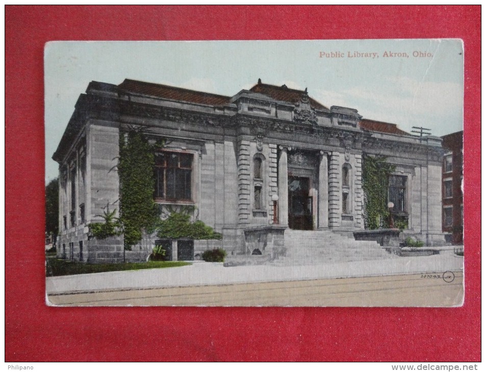 - Ohio > Akron    Library  1911 Cancel  Ref 1302 - Akron